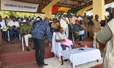 Boké/Cérémonie de remise des contributions du FODEL : discours du ministre des Mines et de la géologie