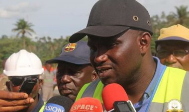 Guéckedou: Moustapha Naite sur les chantiers de la nationale N02