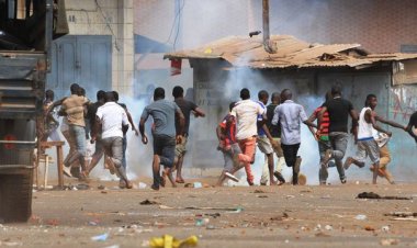 Sangaredi: Tirs à balles réelles sur les manifestants ( 2 blessés par balles )