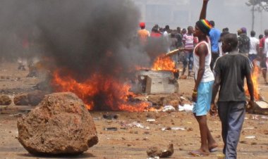 Manifestations à Sangaredi : Encore des dégâts importants enregistrés !