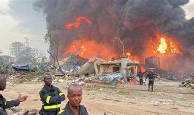 Incendie de Kaloum : bilan humain atteint les 14 morts avec plusieurs blessés