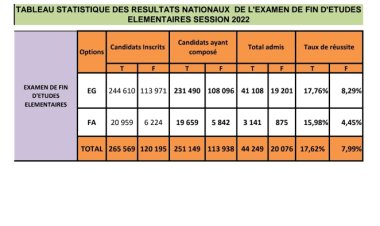 Résultats du Baccalauréat : 63 175 Candidats Échouent… « Voici les Statistiques »