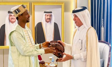 L'Ambassadeur Thierno Abdoulaye SOW présente ses lettres de créance à l'Émir du Qatar
