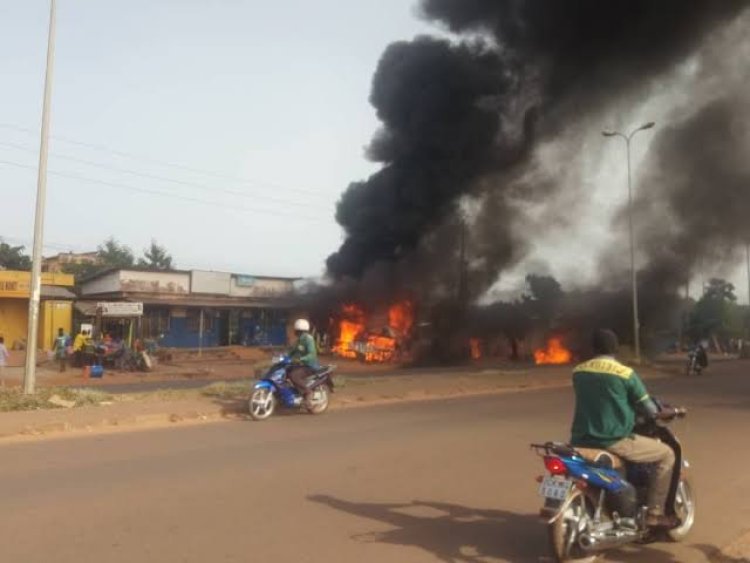 Incendie à Fatoya (Siguiri) : Deux morts, plusieurs blessés et des dégâts matériels importants