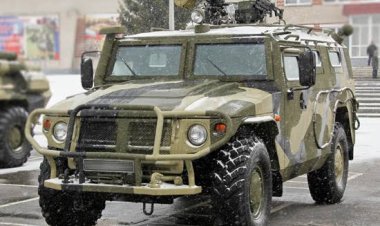 Un véhicule Tigr russe aperçu lors du défilé en Guinée équatoriale