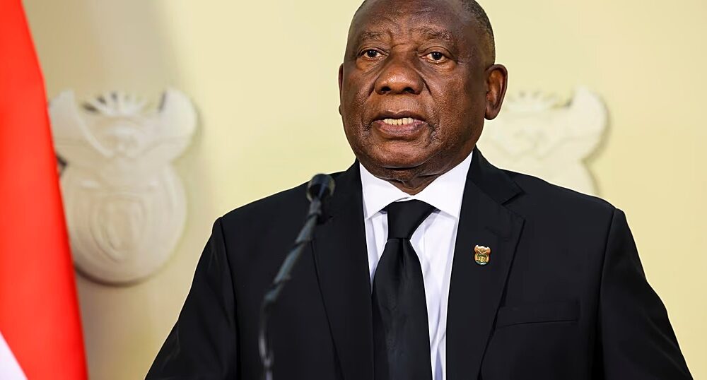 Cyril Ramaphosa, président de l’Afrique du Sud