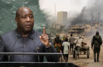 Évariste Ndayishimiye lors du Forum africain d’Alamein en Égypte