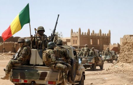 Des soldats maliens lors d’opérations militaires dans le nord du Mali