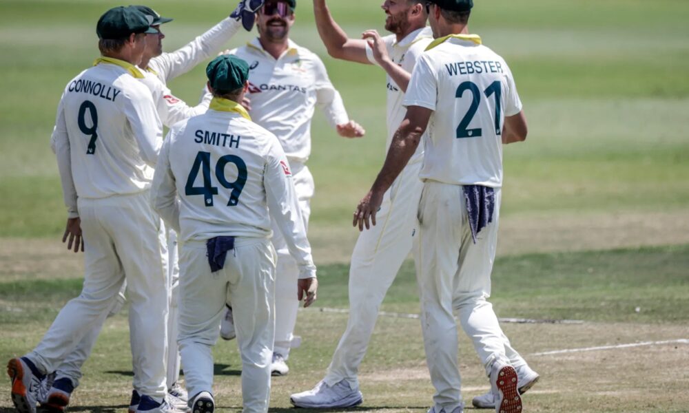 Le match de Test entre l’Australie et l’Afrique du Sud au Kingsmead Stadium de Durban