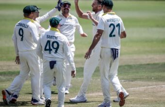 Le match de Test entre l’Australie et l’Afrique du Sud au Kingsmead Stadium de Durban