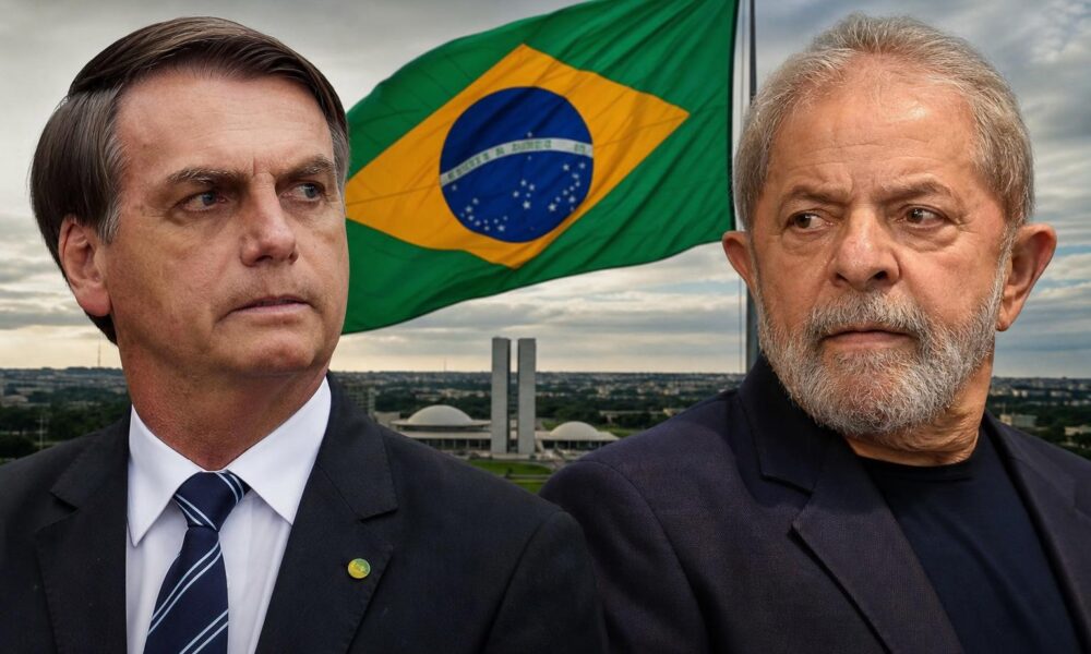 Flávio Bolsonaro et Luiz Inácio Lula da Silva, candidats au second tour de la présidentielle brésilienne