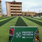 Nouveau terrain de football remis par la CAF à l’école préparatoire de Sawada en Égypte