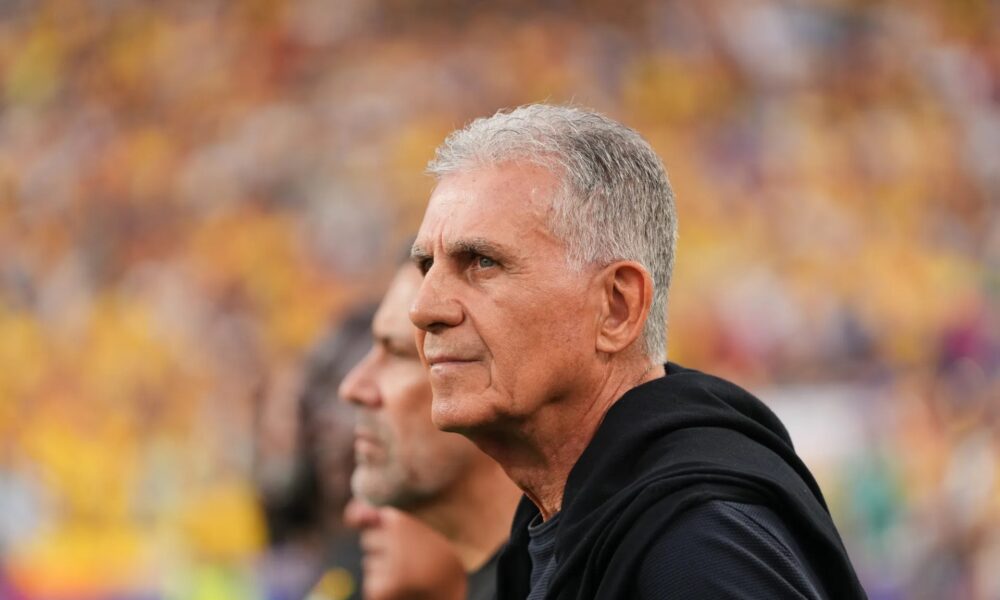 Carlos Queiroz lors de son passage à la tête de la sélection du Ghana
