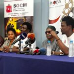 Participants à la présentation du Rendez-vous international du cinéma en Guinée à Conakry