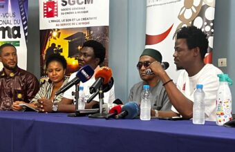 Participants à la présentation du Rendez-vous international du cinéma en Guinée à Conakry