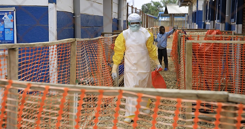 Illustration d’une équipe de santé mobilisée face à une épidémie d’Ebola en République démocratique du Congo