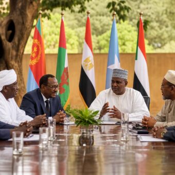 Réunion de dirigeants africains à New Alamein City en Égypte
