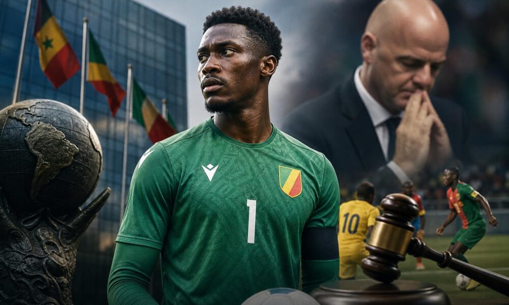 Lionel Mpasi, gardien ayant représenté le Congo lors de matches internationaux