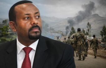 Abiy Ahmed lors de sa cérémonie de prestation de serment en Éthiopie