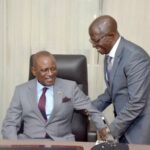 Fana Soumah lors de la cérémonie de reprise de ses fonctions au ministère de la Communication, de l’Économie numérique et de l’Innovation