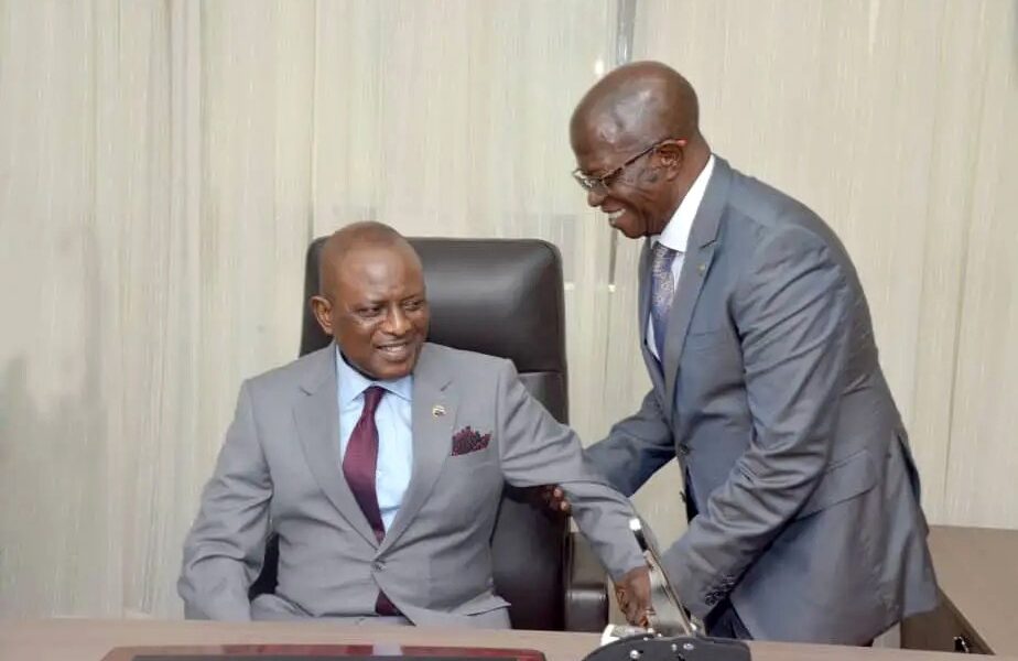 Fana Soumah lors de la cérémonie de reprise de ses fonctions au ministère de la Communication, de l’Économie numérique et de l’Innovation