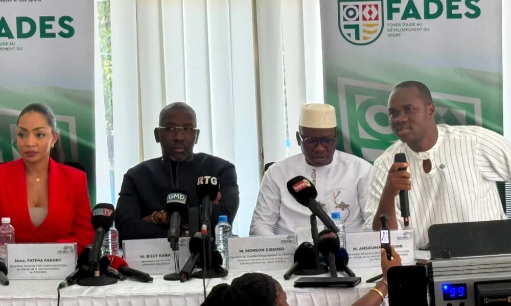 Présentation du Festival des sports et du bien-être de Guinée au ministère des Sports