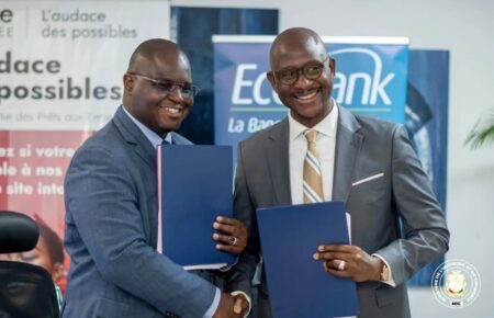 Signature de la convention entre le FGPE et Ecobank Guinée à Conakry
