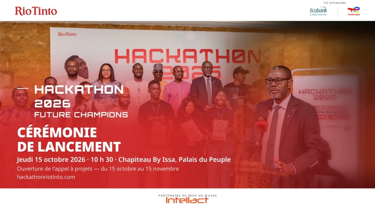 Hackathon Future Champions 2026 : l’appel à projets démarre en Guinée