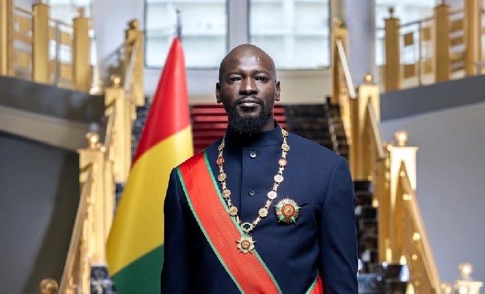 Le président guinéen Mamadi Doumbouya