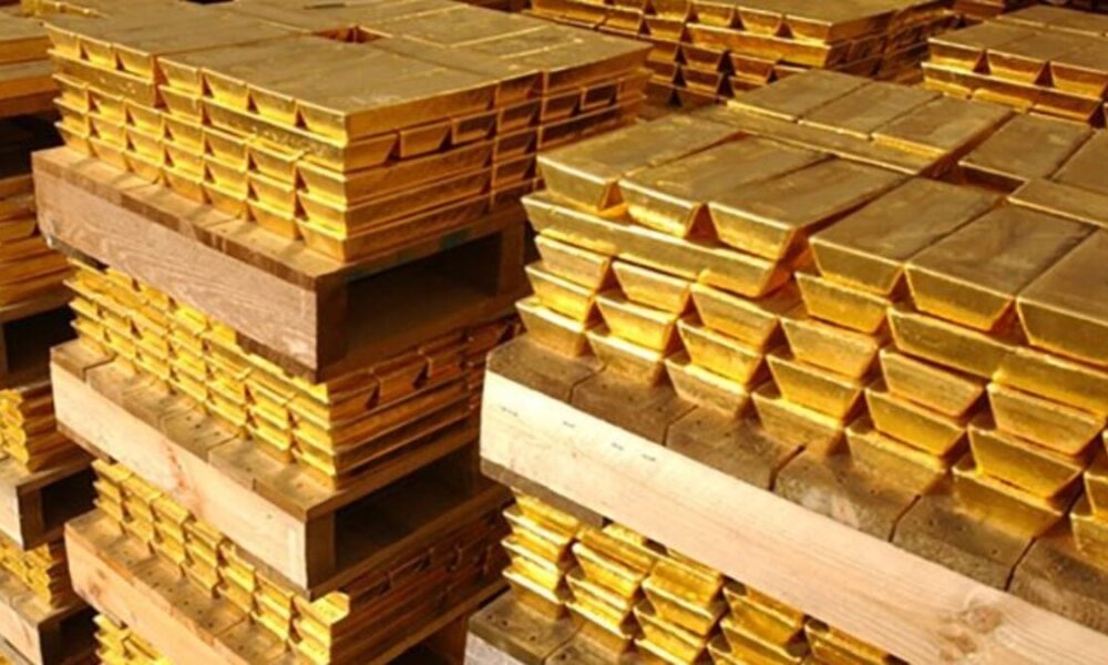 Lingots d’or destinés à une procédure de contrôle et d’exportation