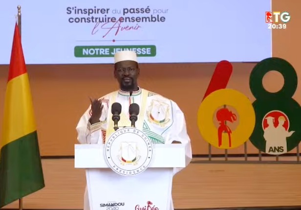 Mamadi Doumbouya, président de la République de Guinée