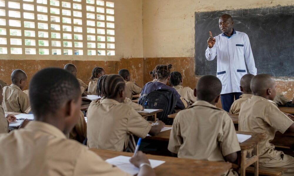 Élèves guinéens à l’occasion de la rentrée scolaire 2026-2027