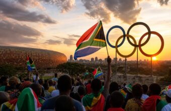 L’Afrique du Sud candidate à l’organisation des Jeux olympiques de 2036