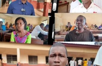 Candidats au concours de recrutement des enseignants au lycée Morifindjan Diabaté à Kankan