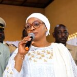 Camara Djénabou Touré lors de son passage à Kankan