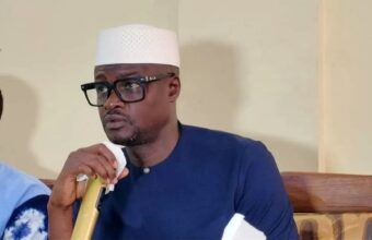 Ibrahima Sory II Tounkara lors de sa mission de travail à Kankan