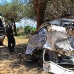 Illustration d'une collision routière au Kenya impliquant un minibus et un camion