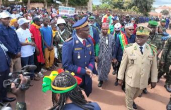 Cérémonie du 68ᵉ anniversaire de l’indépendance de la Guinée à la Place des Martyrs de Labé