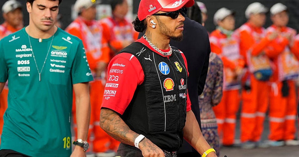 Lewis Hamilton, pilote Ferrari et septuple champion du monde de Formule 1