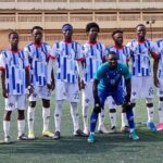 Match de Ligue 2 entre les Monuments Libres de Kaloum et le Nabaya Sporting Club au stade de Coléah