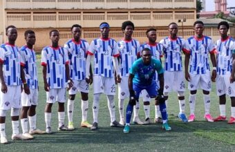 Match de Ligue 2 entre les Monuments Libres de Kaloum et le Nabaya Sporting Club au stade de Coléah