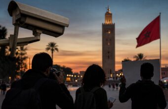 Illustration générique sur la surveillance numérique et la protection des journalistes au Maroc