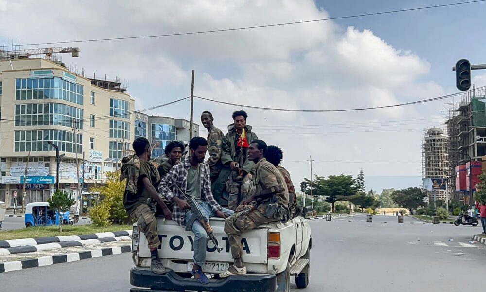 Vue de Mekelle, capitale de la région du Tigré en Éthiopie