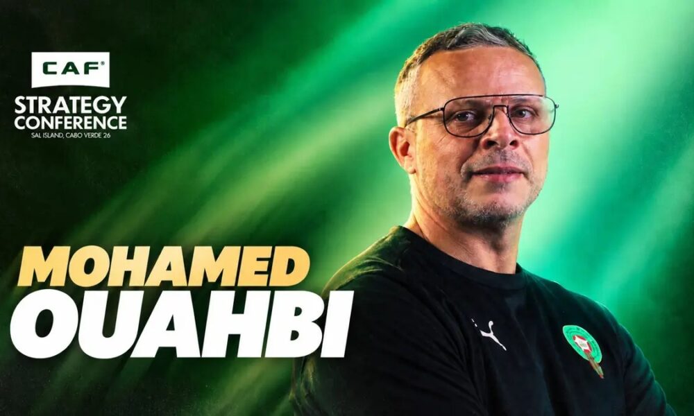 Mohamed Ouahbi, sélectionneur de l’équipe nationale du Maroc