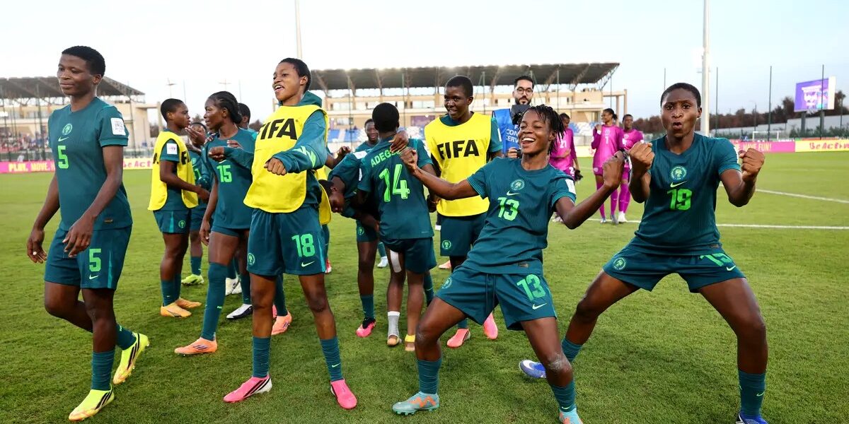 Joueuses du Nigeria lors d’un match de la Coupe du monde féminine U17