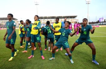 Joueuses du Nigeria lors d’un match de la Coupe du monde féminine U17