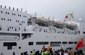Navire-hôpital chinois accosté au Port autonome de Conakry