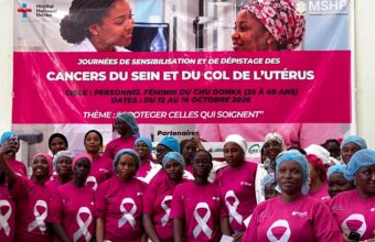 Activités de sensibilisation et de dépistage organisées au CHU de Donka dans le cadre d’Octobre Rose