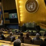 Vue générale du siège des Nations unies, symbole des défis de la future direction de l’organisation