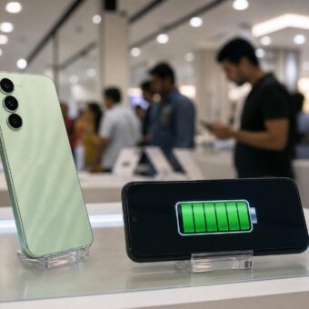 Oppo F35, smartphone lancé en Inde avec une batterie de 8 000 mAh